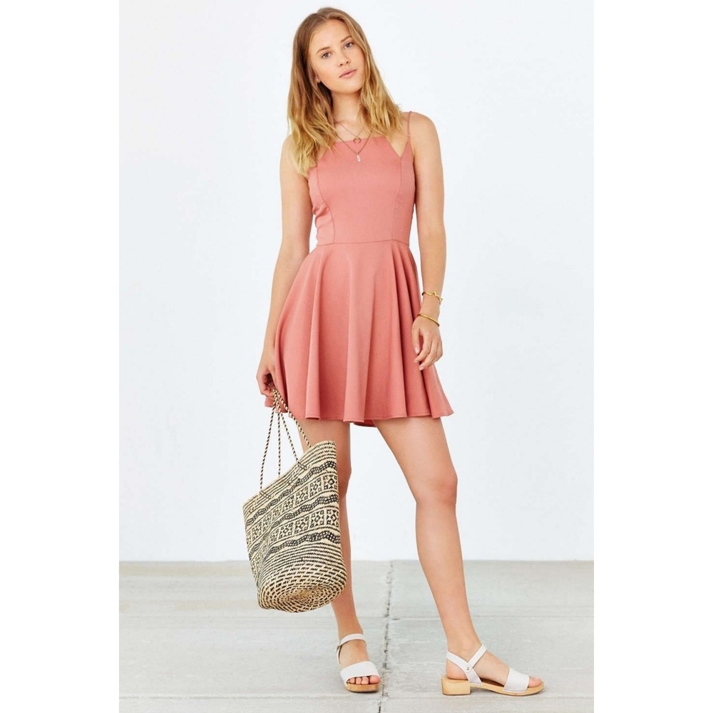 Silence + Noise strappy cutout dress